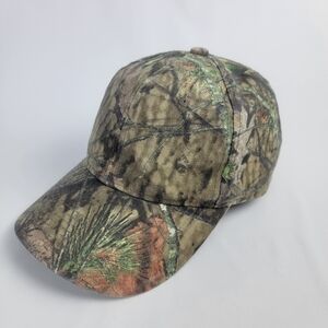 Mossy Oak Signatures Outdoor Cap Full Camo Strapback Hat Hunting Fishing Onesize